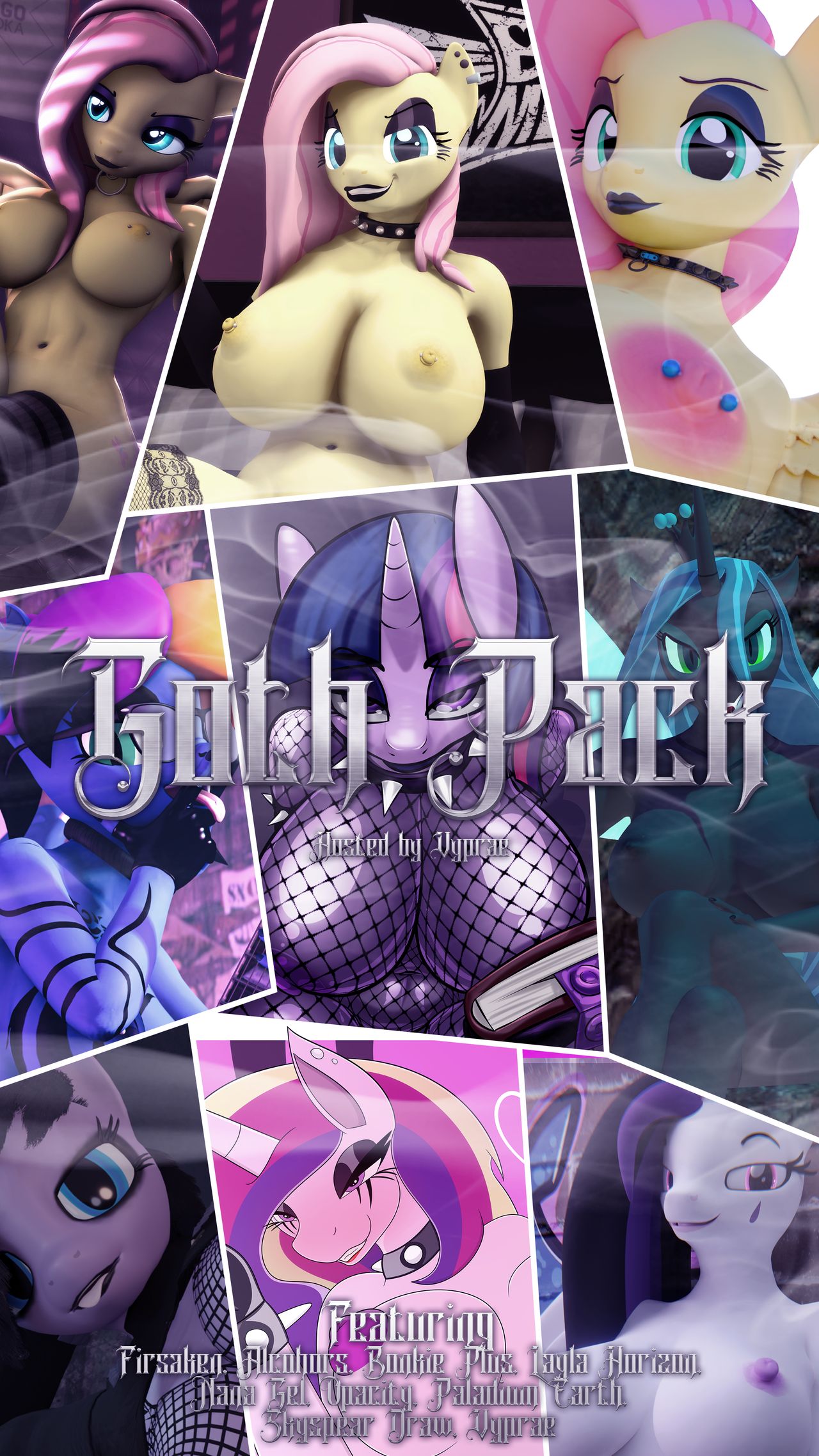 Vyprae's Goth Pony Art Pack page 6 full