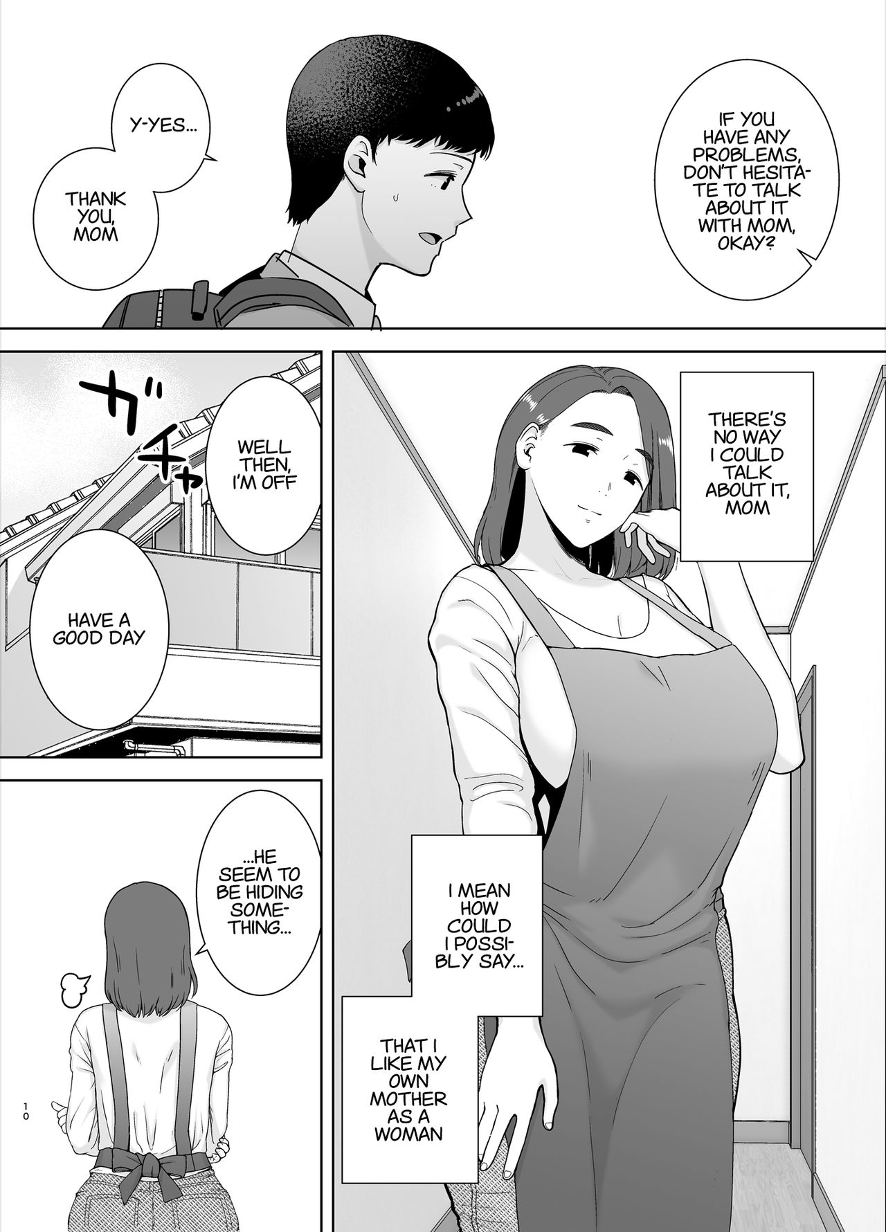 Boku no Kaa-san de, Boku no Suki na Hito. | My Mom is the Person I love page 9 full