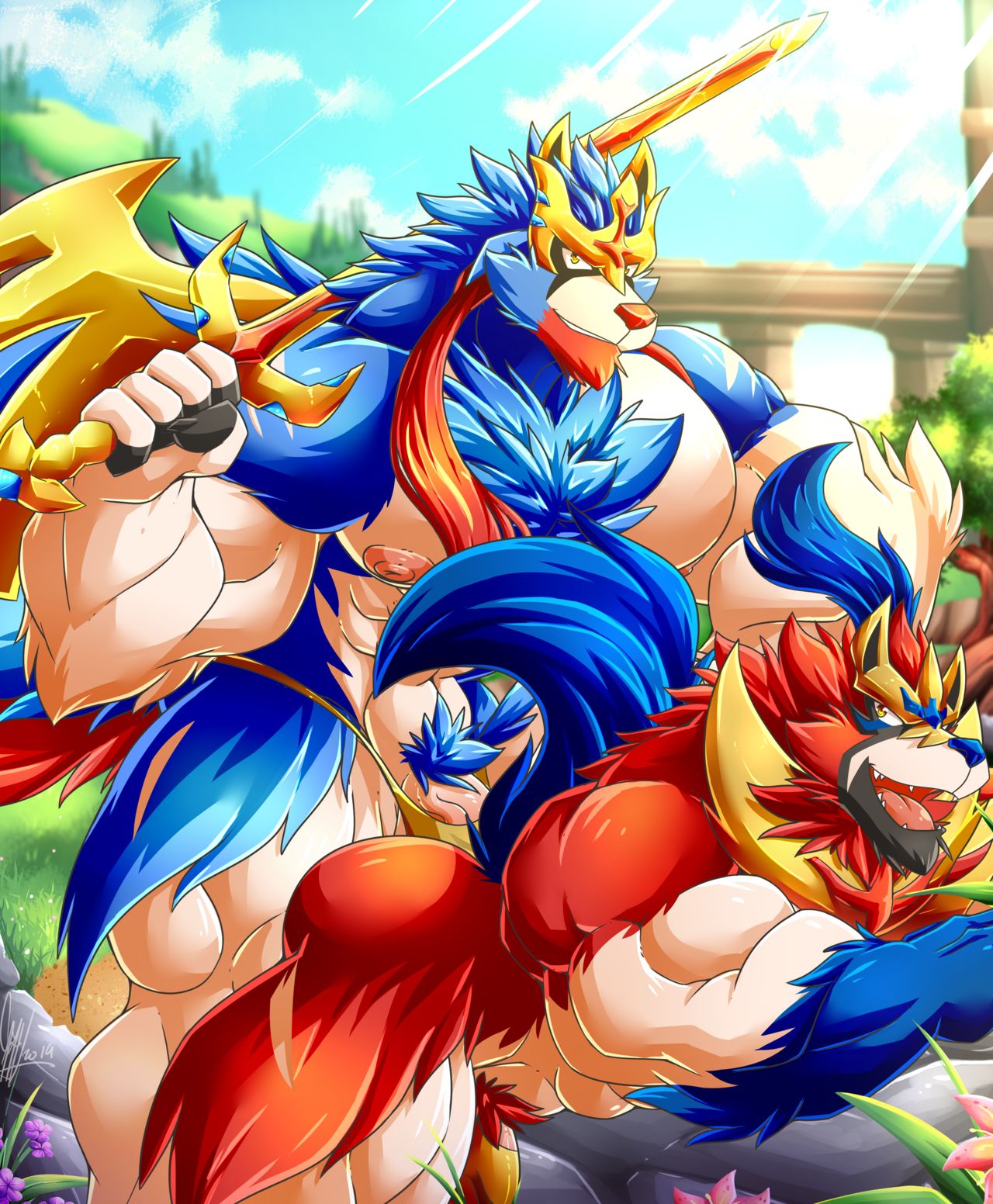 Zacian x Zamazenta Pack + Extras page 1 full