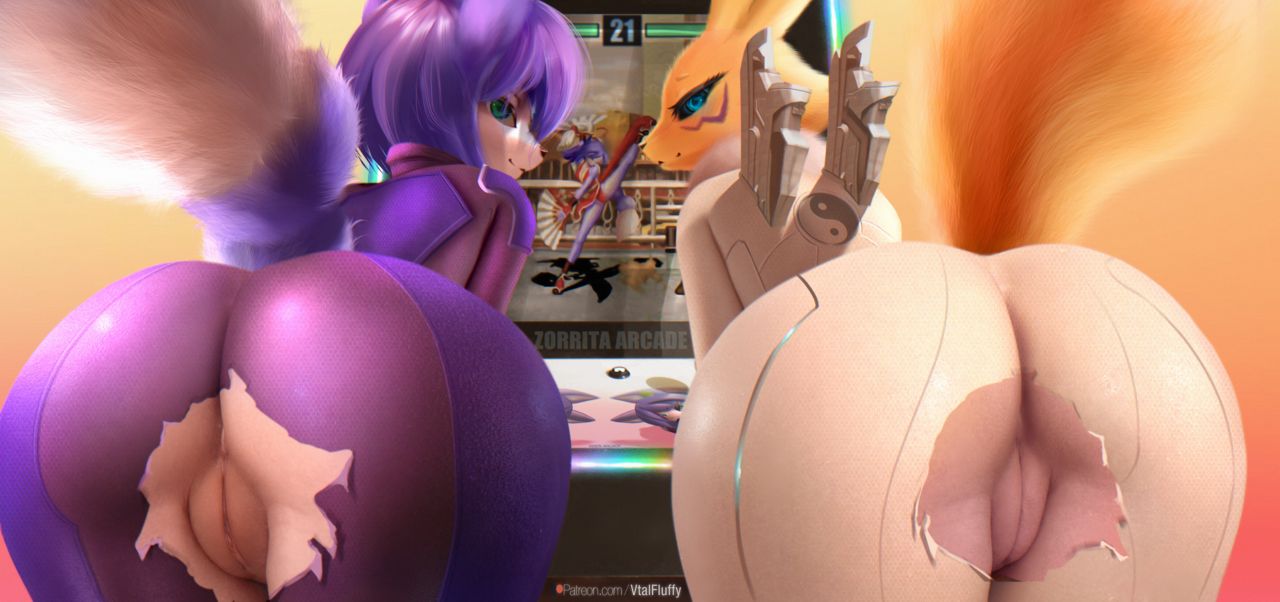 Krystal &amp; Renamon ArcadeMachine page 3 full