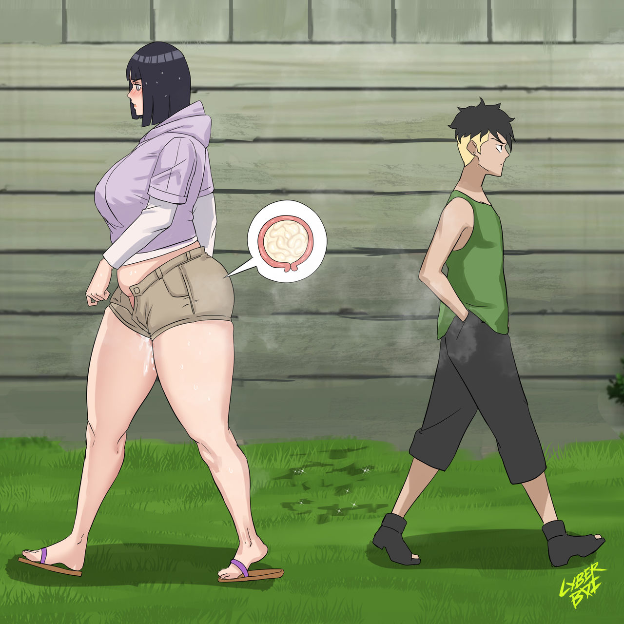 Hinata and Kawaki page 8 full