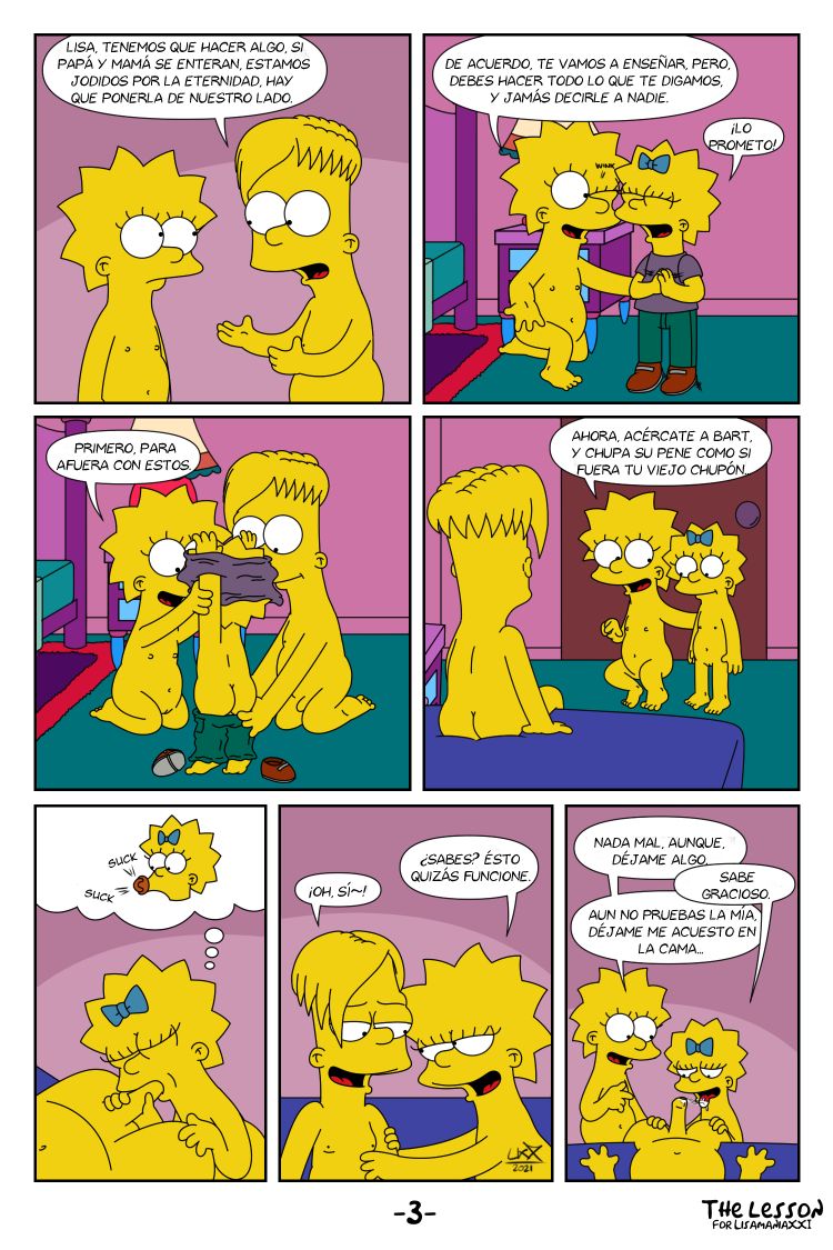 The Lesson  -  - Complete page 8 full