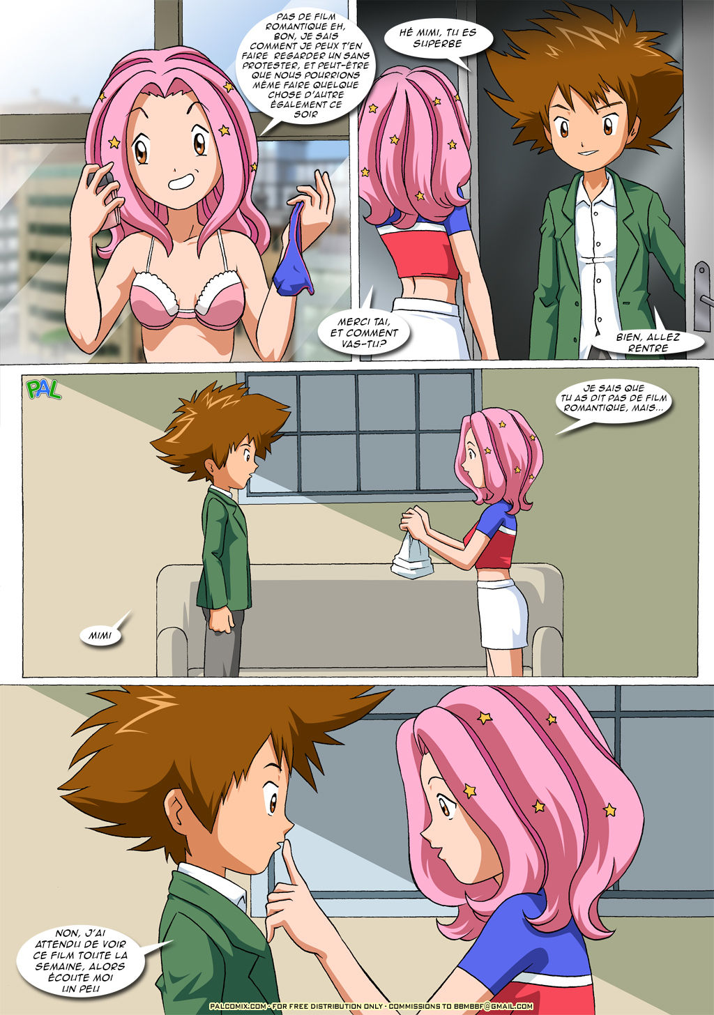 Movie night at Tai's | Soirée film chez Tai/Taichi page 4 full