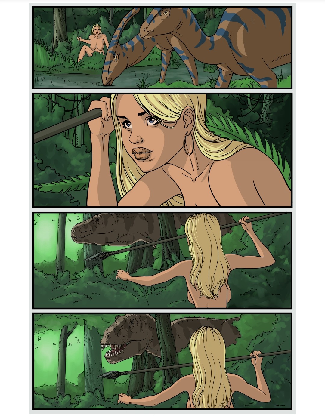 Jungle Dangers: Tales from Cretaceous Seas #1 page 2 full