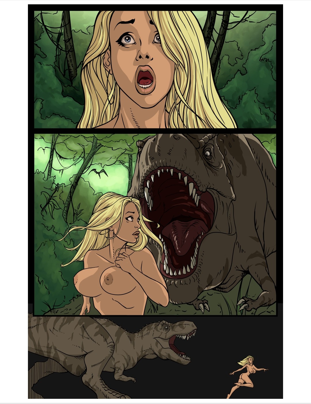 Jungle Dangers: Tales from Cretaceous Seas #1 page 3 full