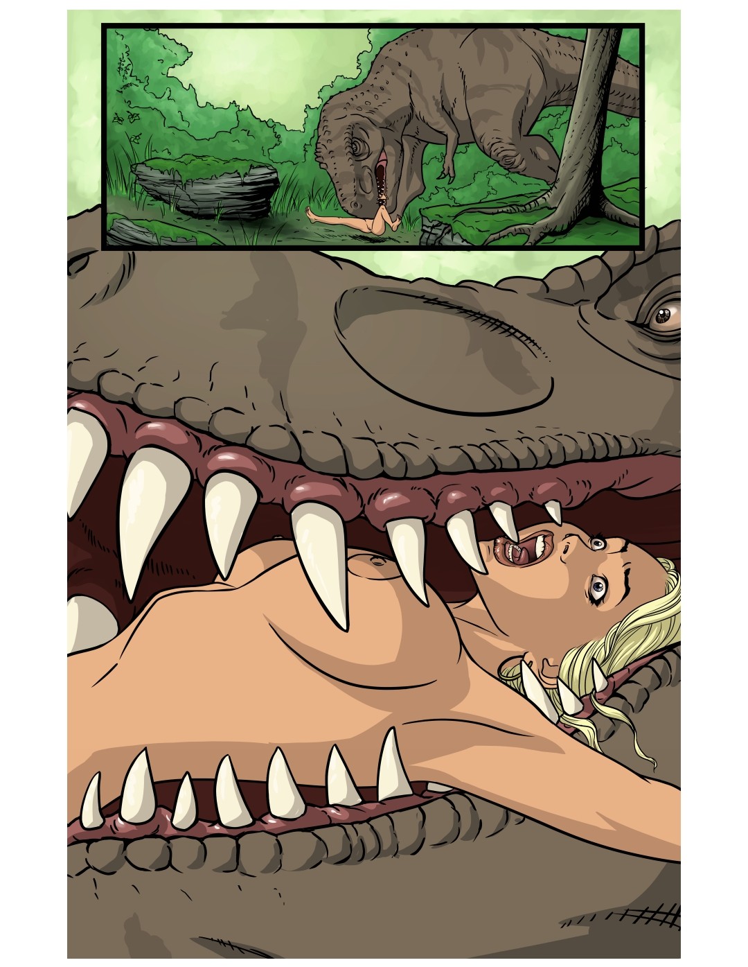 Jungle Dangers: Tales from Cretaceous Seas #1 page 6 full