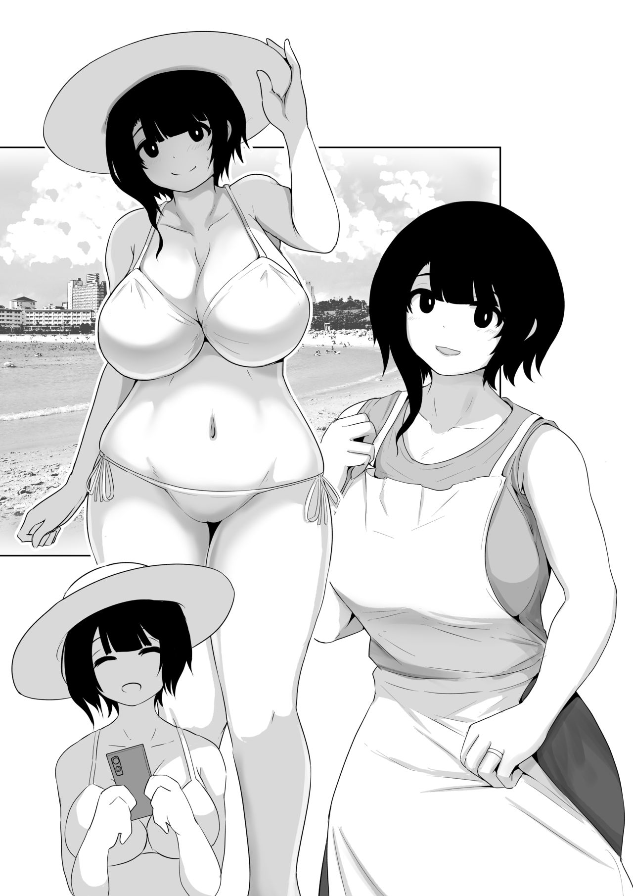 Okaa-san to Umi ni Ikitai to Iu Rakugaki page 4 full