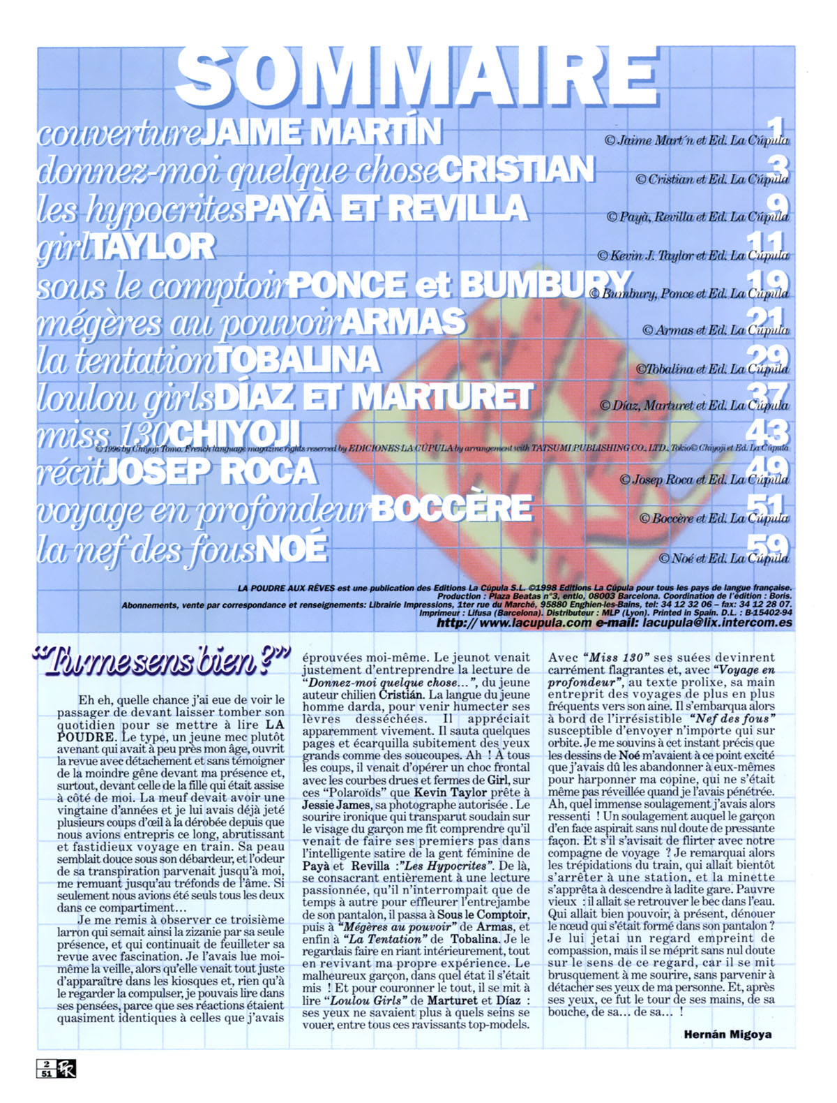 La Poudre Aux Reves  - Volume 51 page 2 full