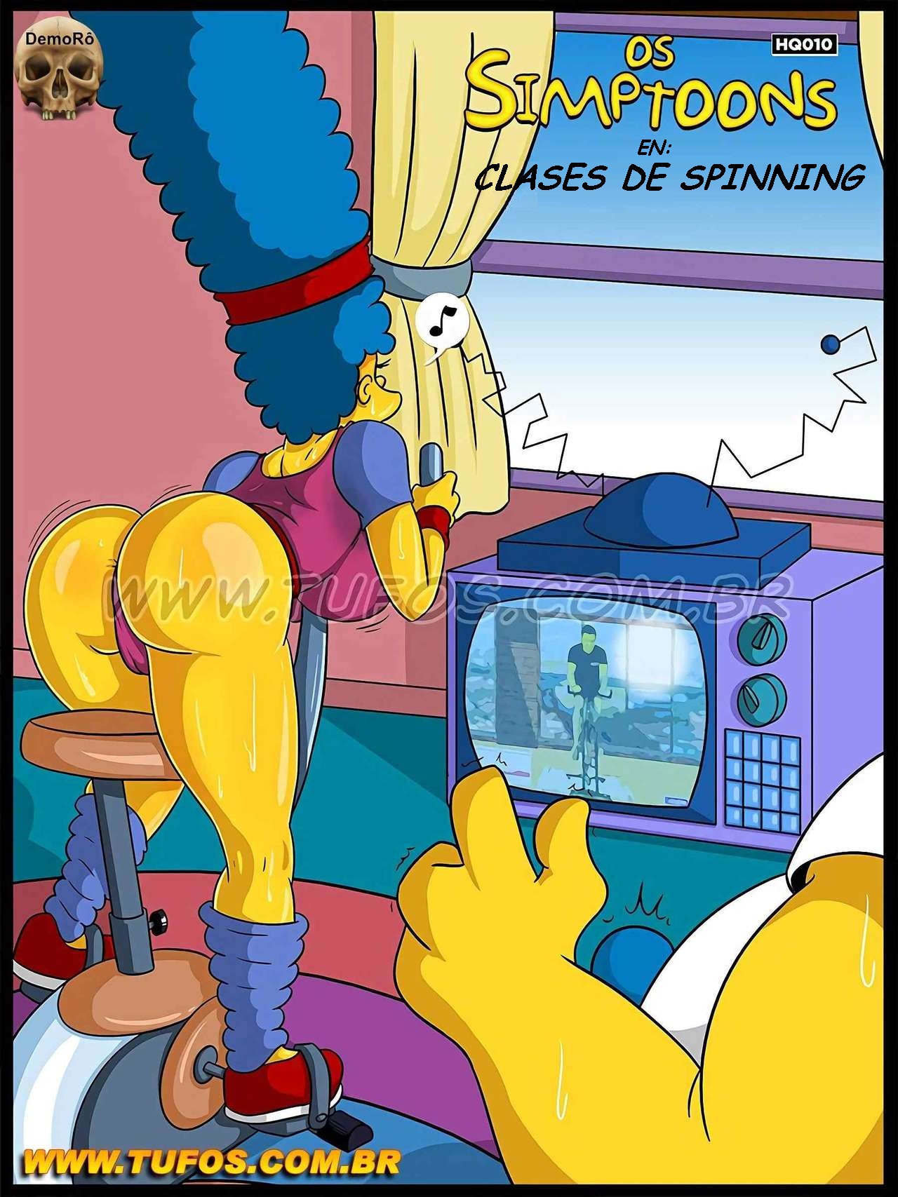 Simpsons xxx - Clases de spinning page 1 full