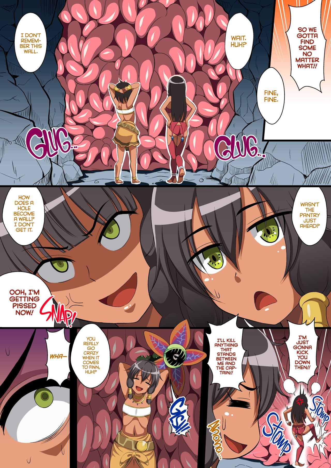 Kasshoku no Nyokenshi Tione ~Akuochi Sennou Shokushu Zetchou Jigoku~ | Amazoness Chocolate Knight Tione page 4 full