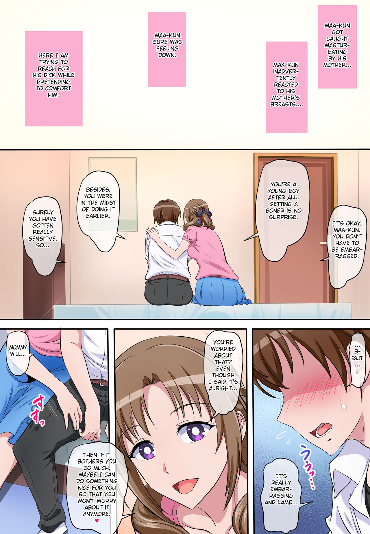 Boshi Soukan ~Musuko o Yuuwaku Shite Sex Shichau Bijin de Sukebe na Okaa-san~ page 7 full