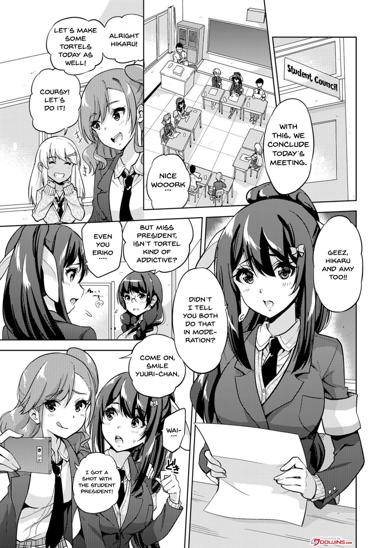 SNS Seitokai Yakuin wo Netotte Share suru Hanashi. | A Story About Fucking A Student Council Member And Sharing Her Pics Online page 2 full