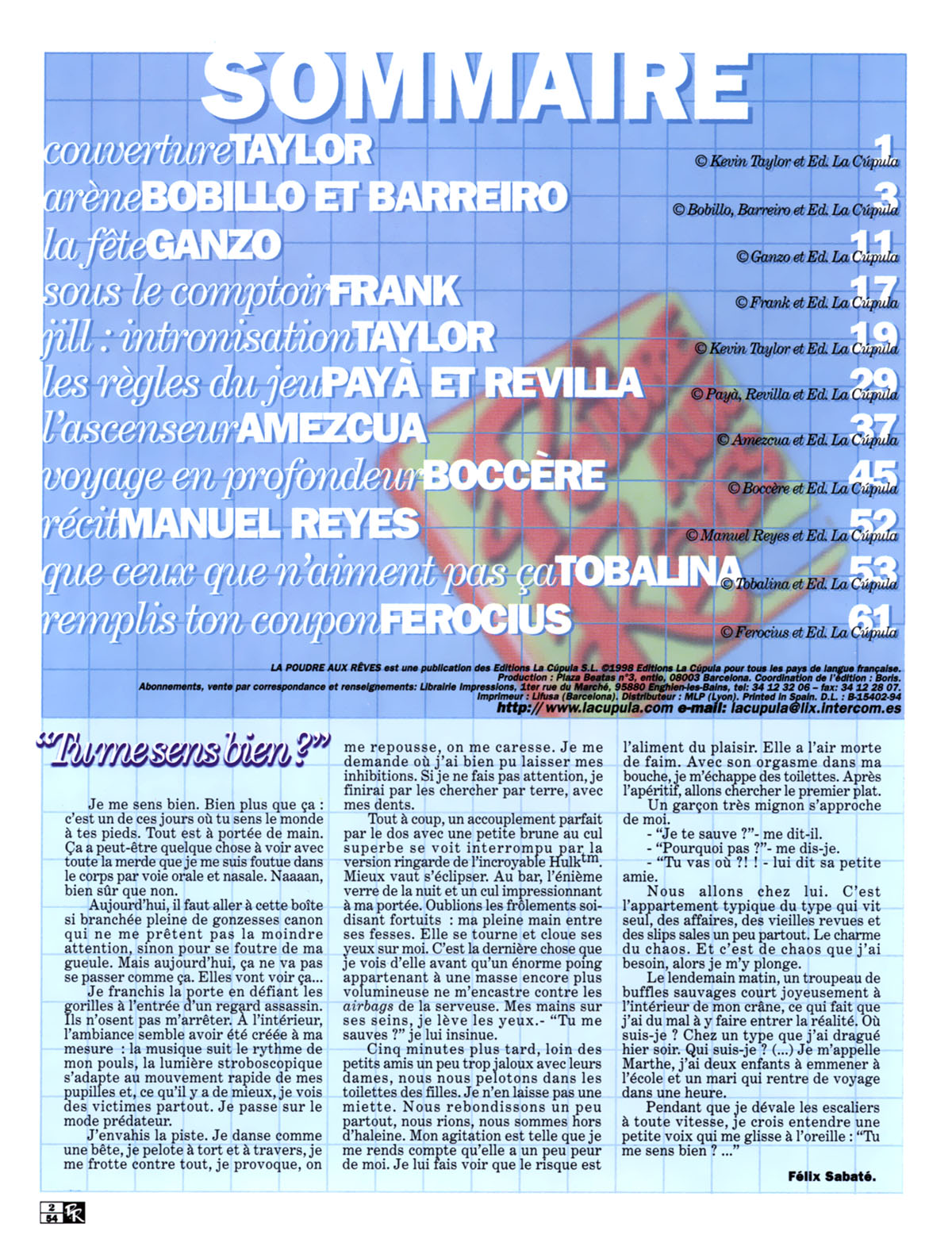 La Poudre Aux Reves  - Volume 54 page 2 full