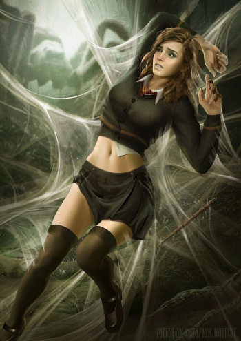 Hermione &amp; Aragog cover