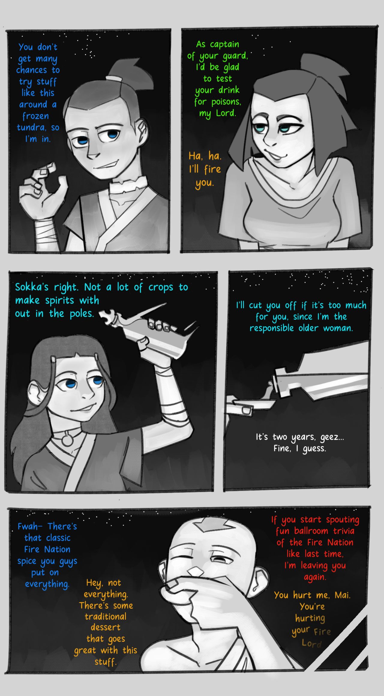 The Avatar's Campfire Getaway page 3 full