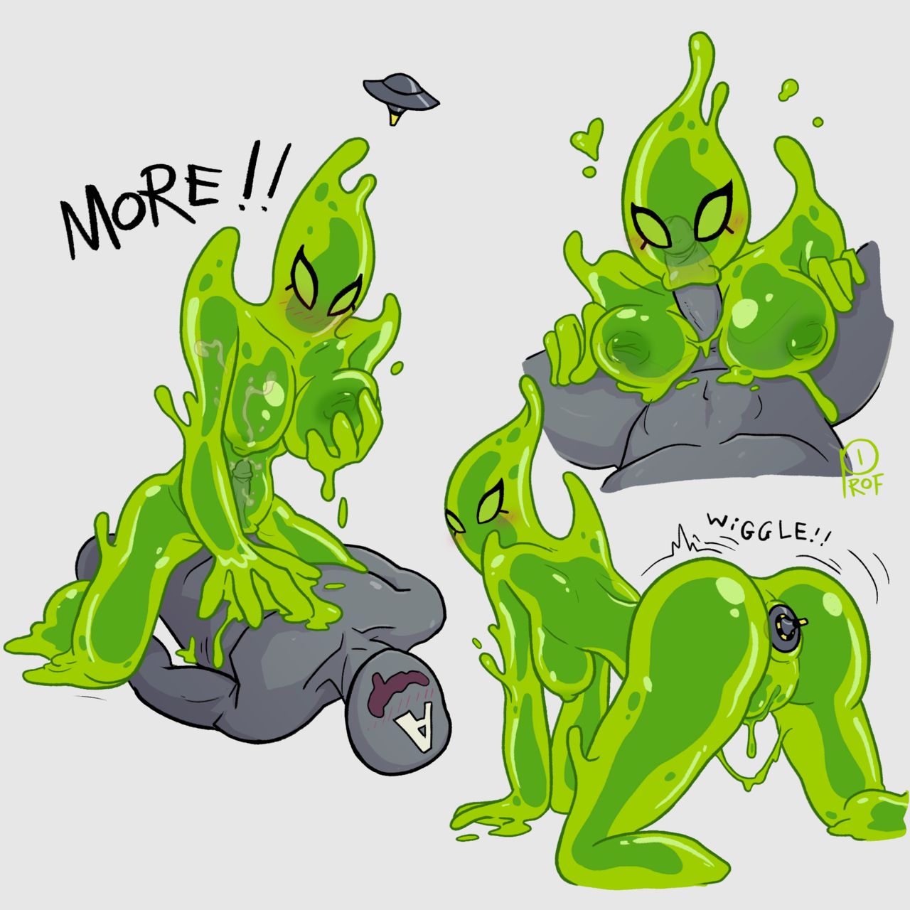 Alien Girls page 1 full
