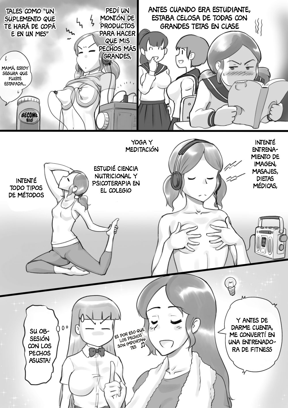 Girl on Mom: Himitsu no Bust Lesson | Girl on Mom: Secret Bust Lesson page 7 full