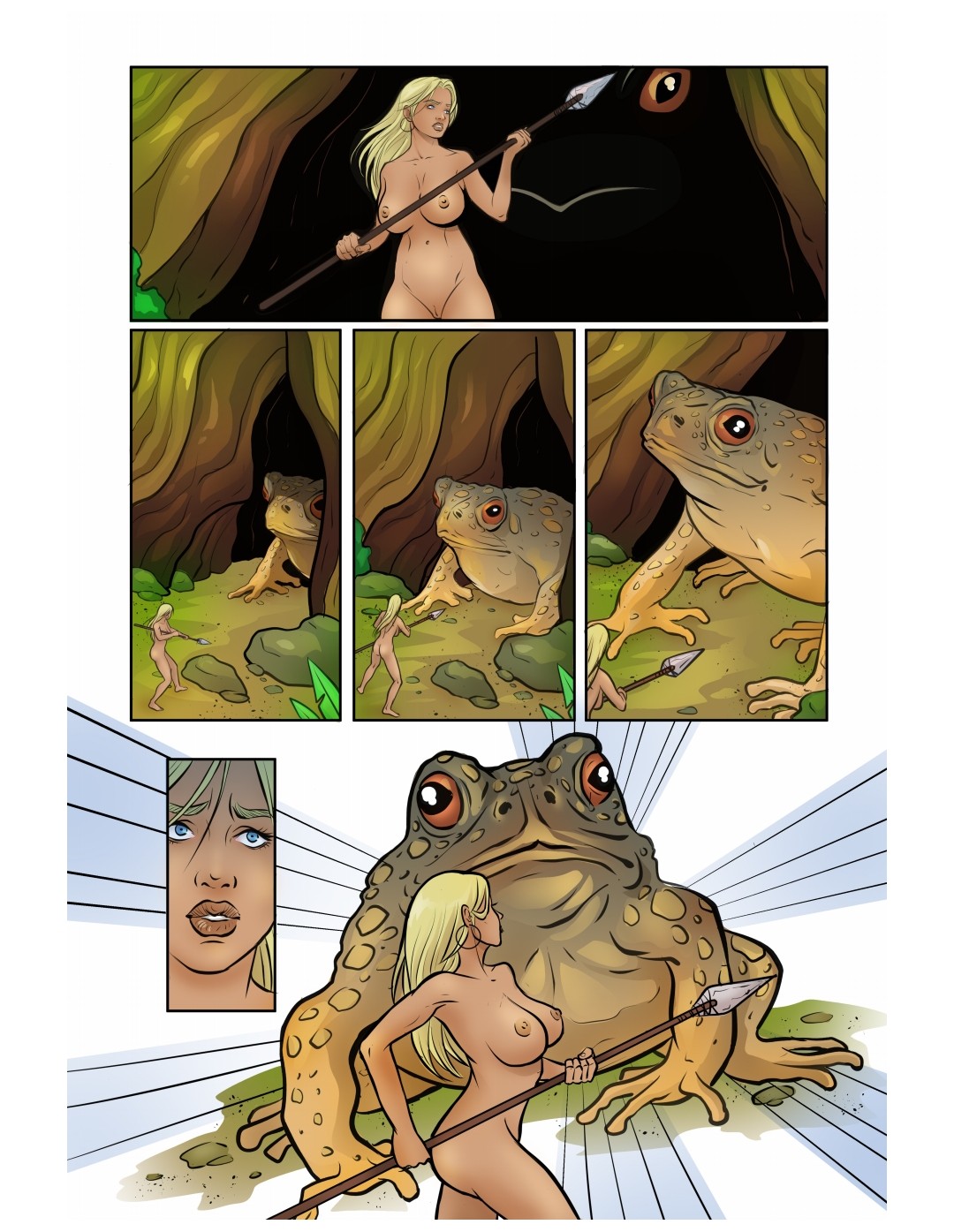 Jungle Dangers: Tales from Cretaceous Seas #2 page 4 full