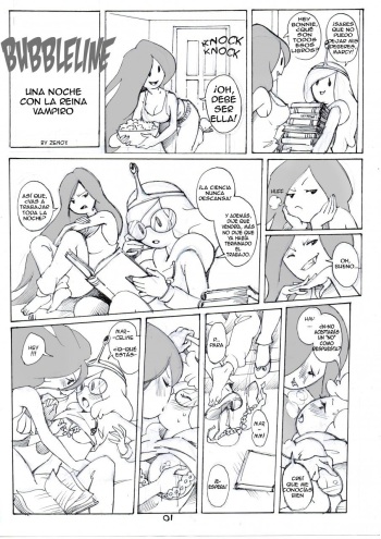 Bubbleline: One night with vampire Queen cover