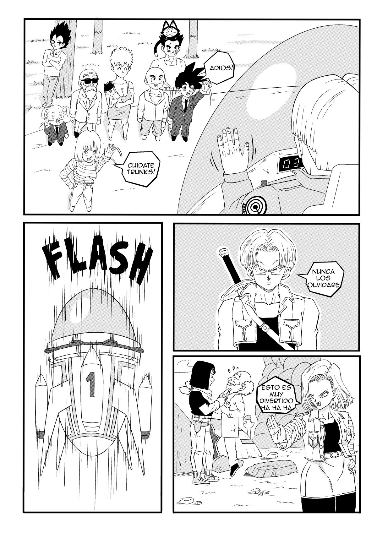 Android 18 Stays in the Future page 2 full
