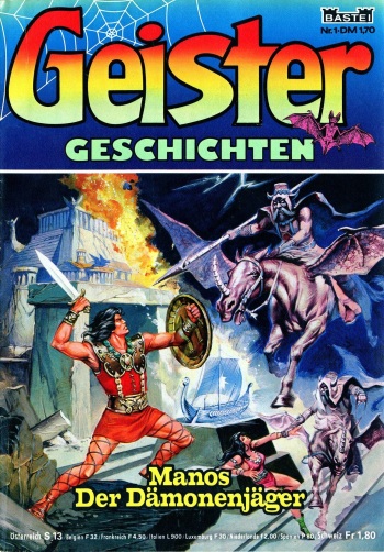 Manos - Der Dämonenjäger - Geister Geschichten 1 cover