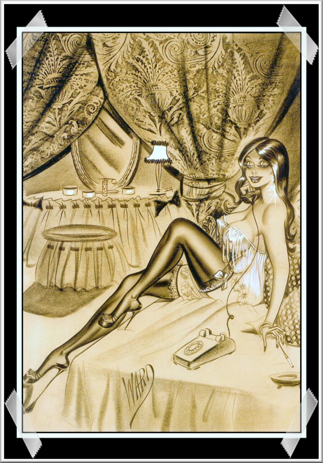 Bill Ward, Alex Chun - The Glamour Girls of Bill Ward - Fantagraphics Books page 10 full