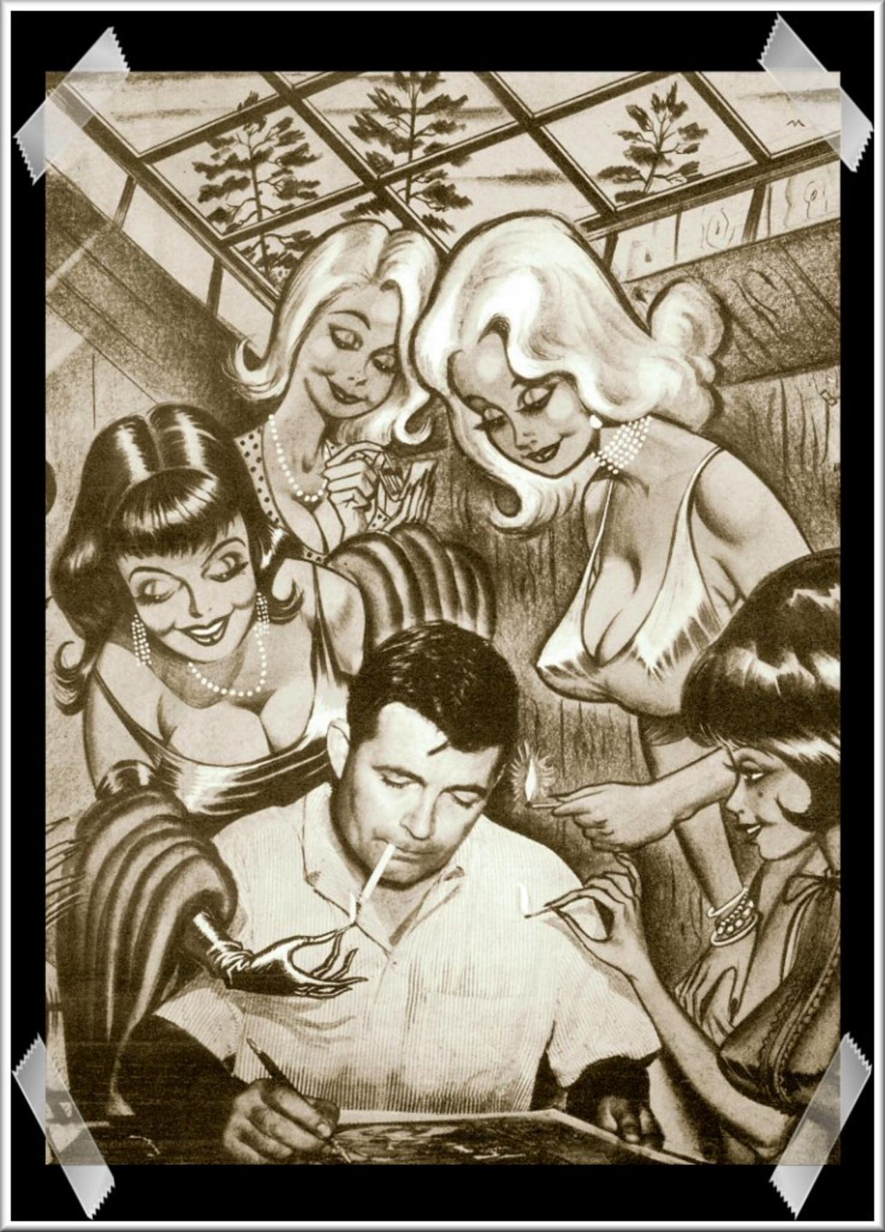 Bill Ward, Alex Chun - The Glamour Girls of Bill Ward - Fantagraphics Books page 2 full