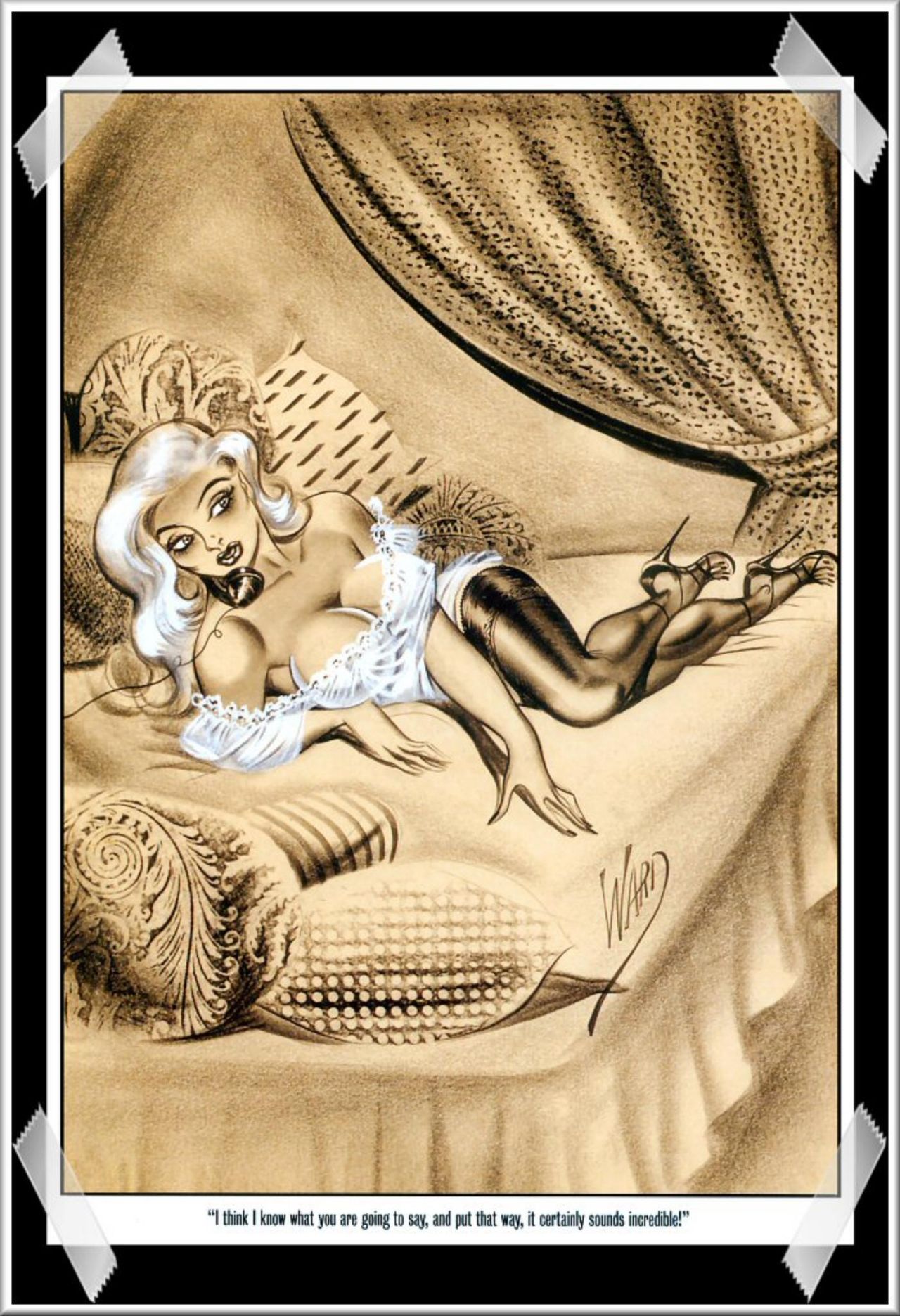 Bill Ward, Alex Chun - The Glamour Girls of Bill Ward - Fantagraphics Books page 8 full