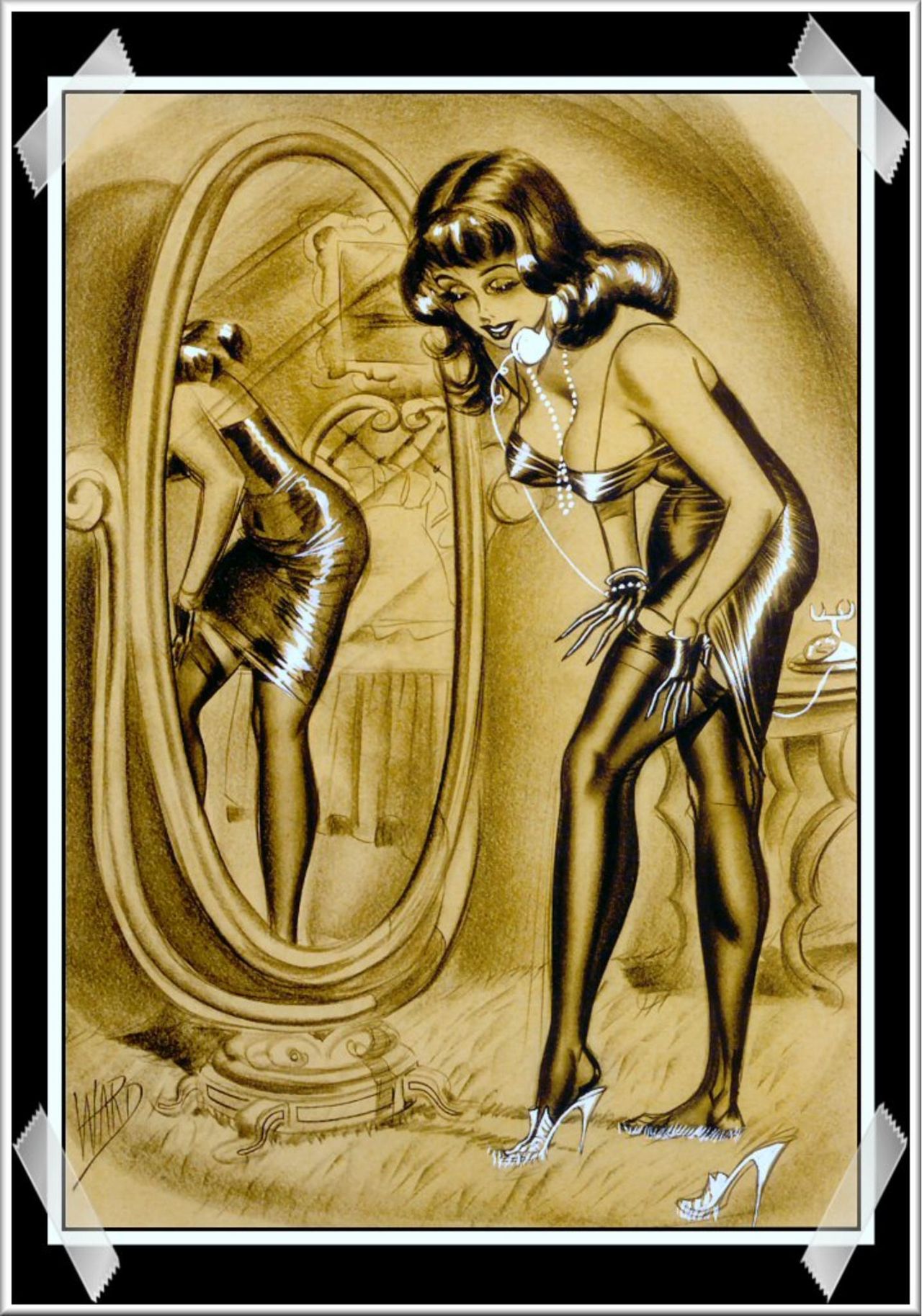 Bill Ward, Alex Chun - The Glamour Girls of Bill Ward - Fantagraphics Books page 9 full