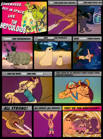 Herculoids Parody 1 cover