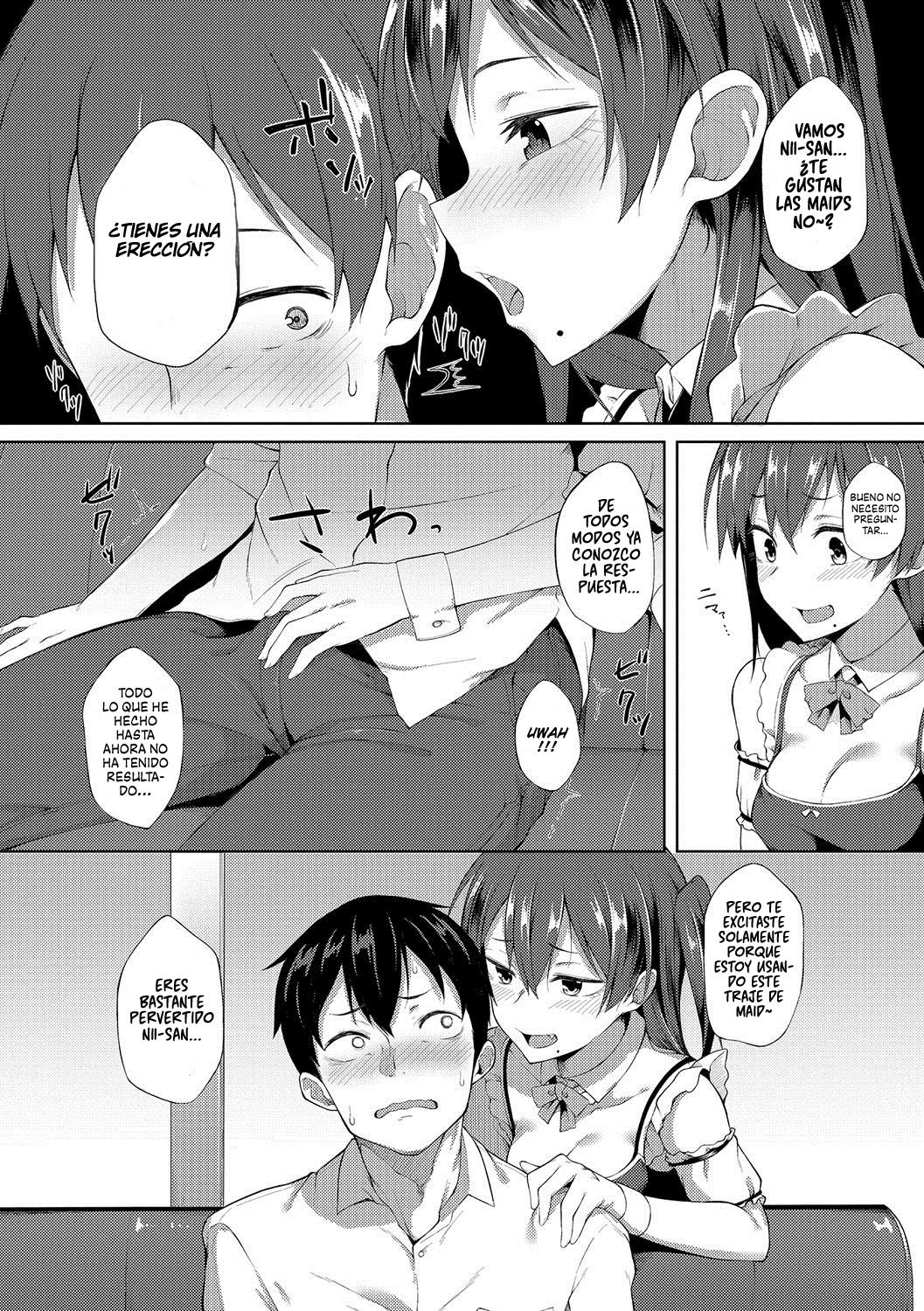 Zenryaku, Imouto ga Maid ni Narimashite | Mi Hermanita se ha Convertido en mi Sirvienta page 8 full