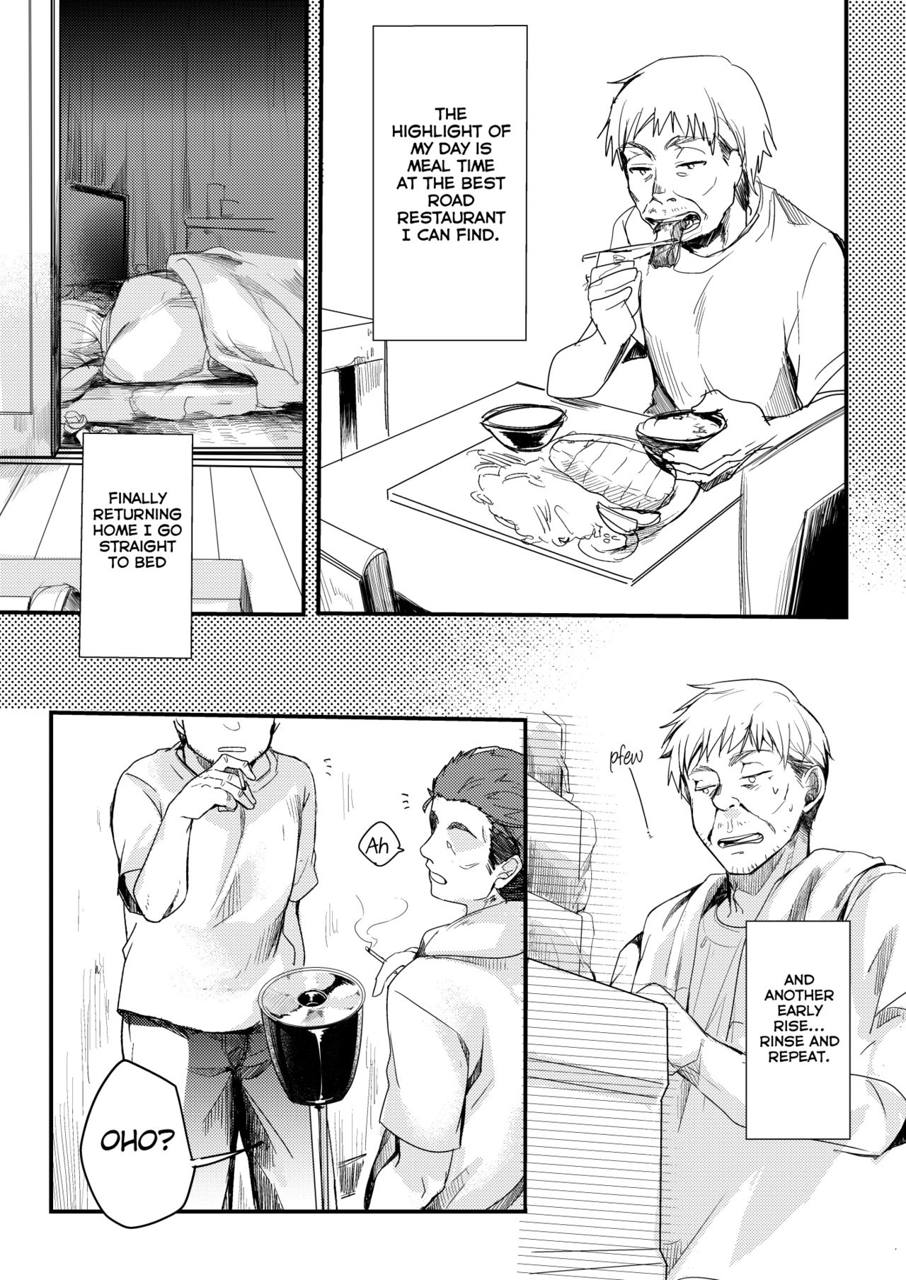 Tsutomesaki no Musume-san o Oishiku itadaku Hon Unsou Gaisha Hen page 4 full