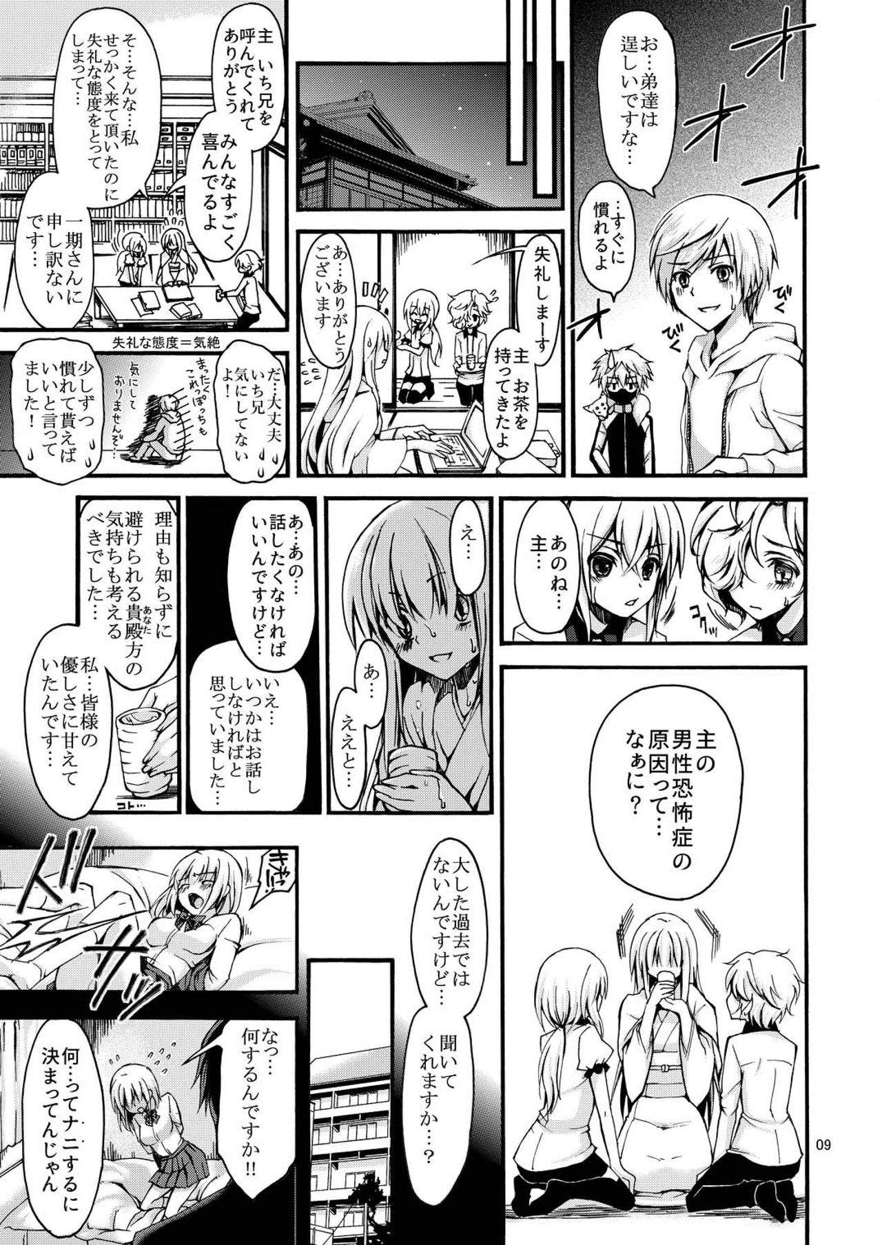 Dansei Kyoufushou no Futanari Onna Saniwa ga Awataguchi Touken ni Kakowareru made. page 9 full