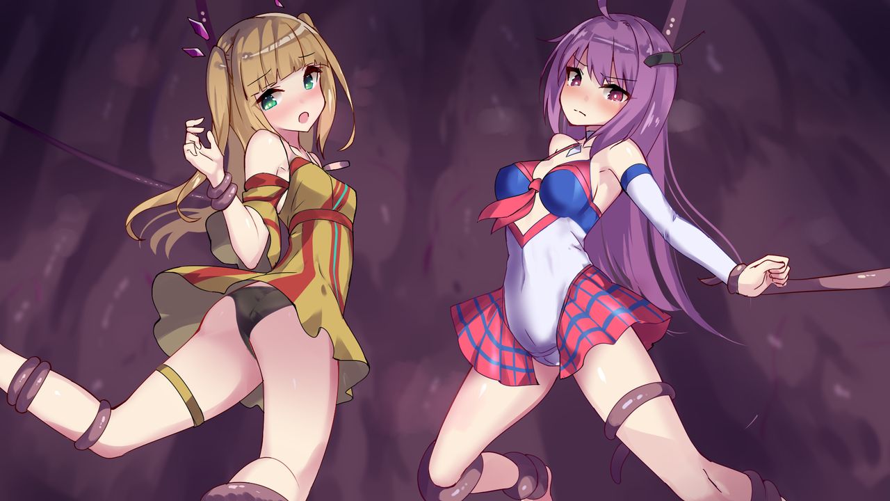 モンスターに負けて苗床にされる魔法少女の二人 page 2 full