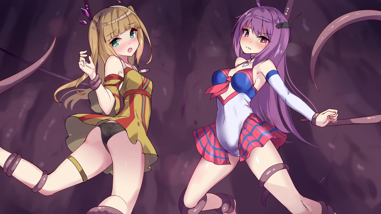 モンスターに負けて苗床にされる魔法少女の二人 page 3 full