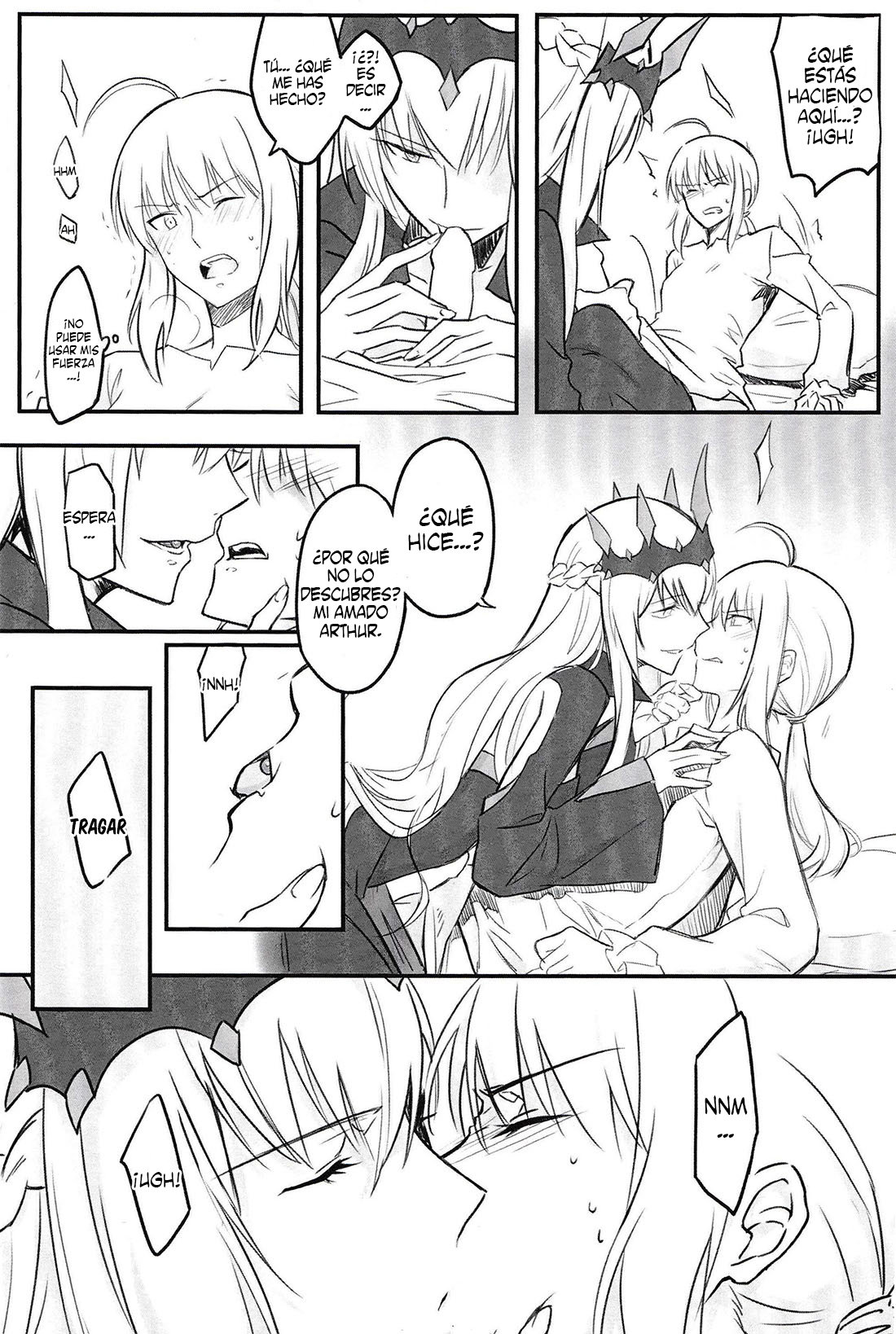 Fate Fanbook #1 Artoria x Morgan page 7 full