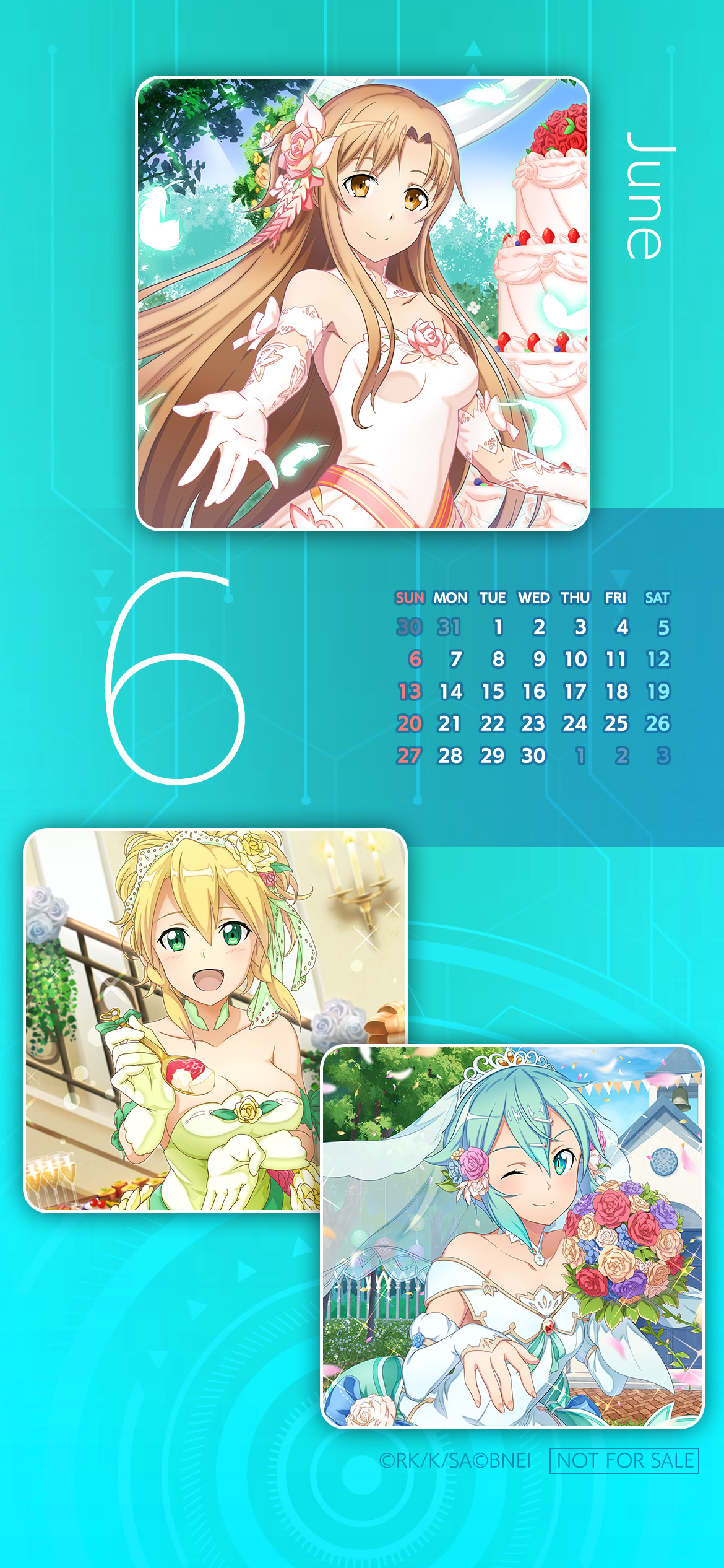 SAO 2021 Mobile Calendar Wallpapers page 6 full