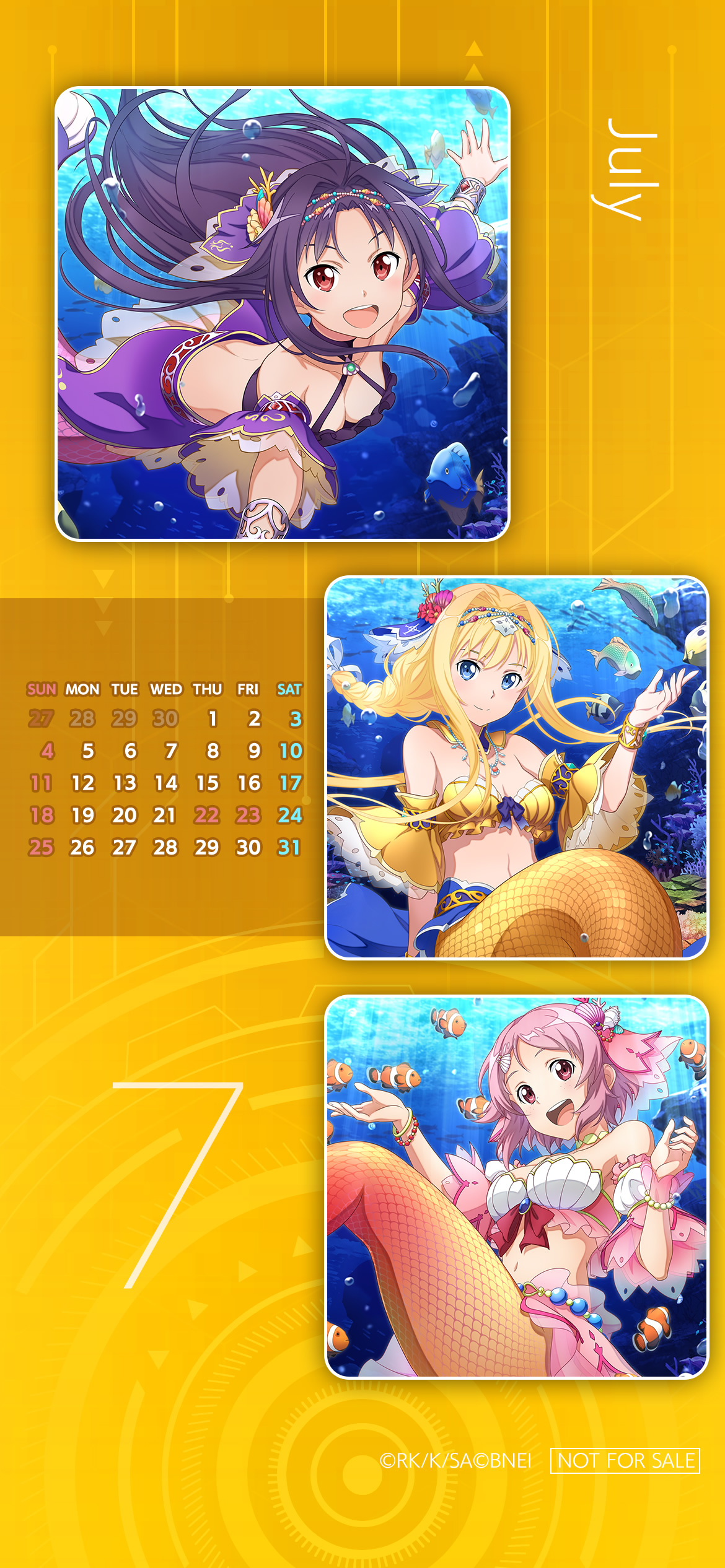 SAO 2021 Mobile Calendar Wallpapers page 7 full