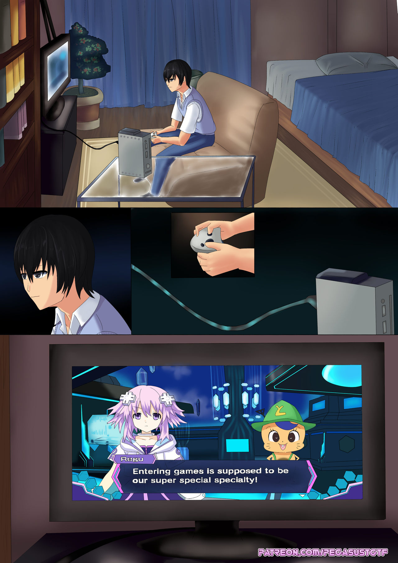 John into Black Heart page 1 full