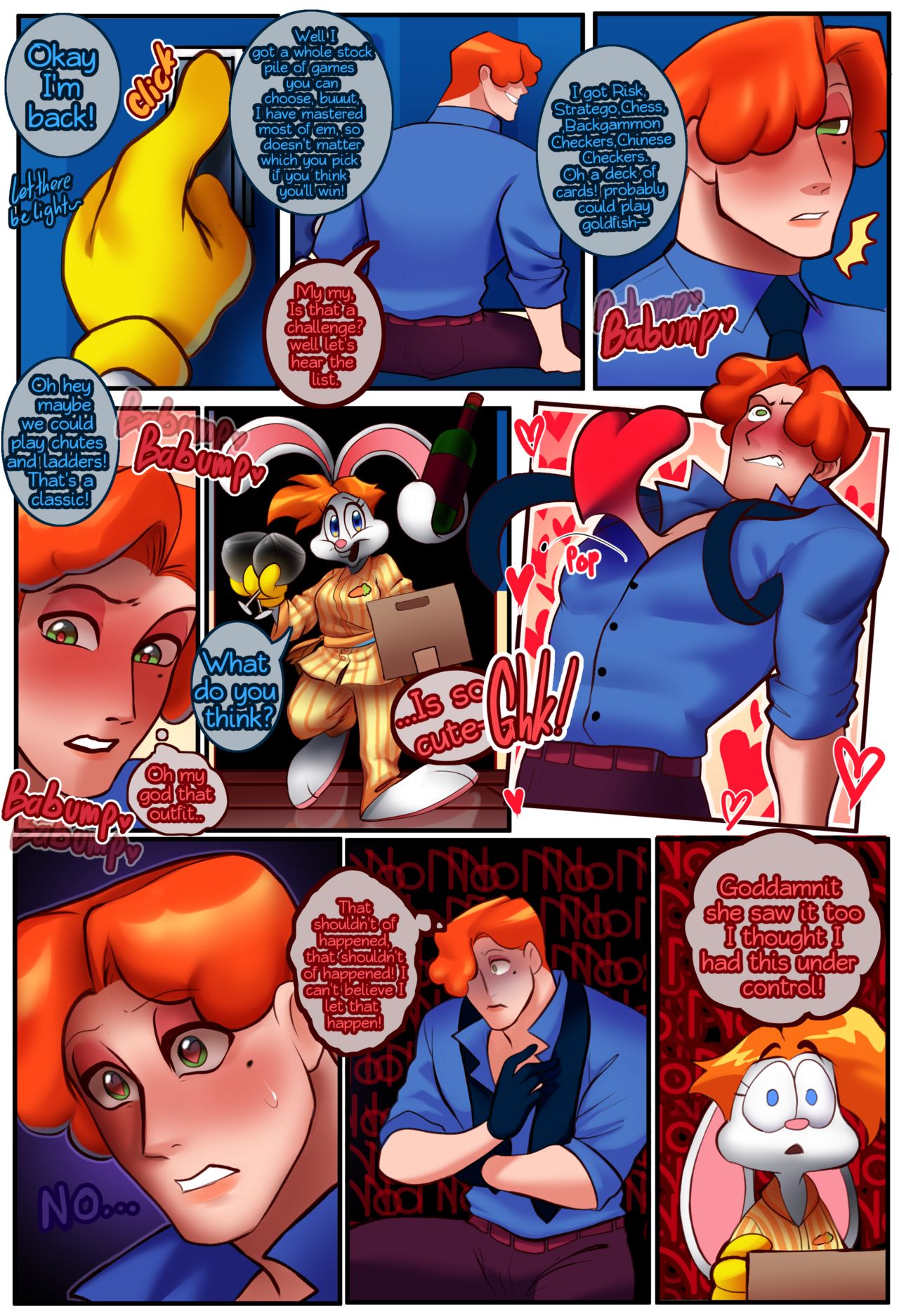 Who CREAMPIED! Rosey Rabbit page 5 full