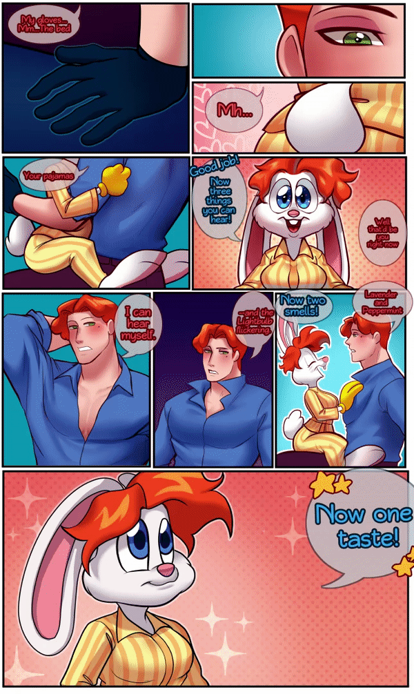 Who CREAMPIED! Rosey Rabbit page 9 full
