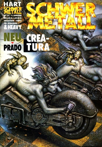 Schwermetall #121 cover