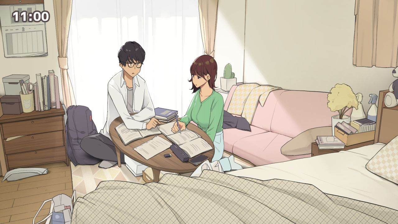 Toaru Joshidaisei no Oheya, Tomodachi to Ichinichi Shuuchuu shite Benkyoukai shiyou to Kimeta Hi page 3 full