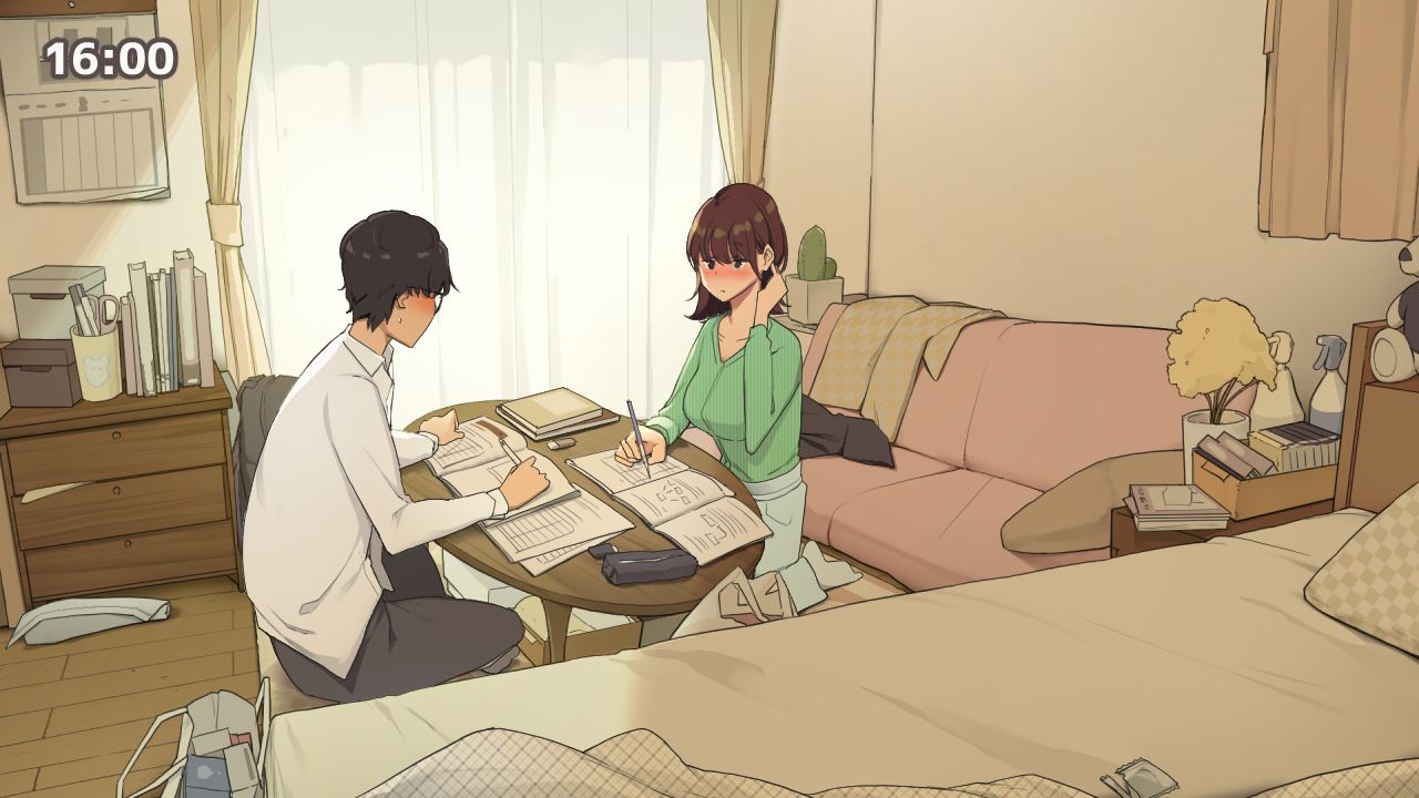 Toaru Joshidaisei no Oheya, Tomodachi to Ichinichi Shuuchuu shite Benkyoukai shiyou to Kimeta Hi page 8 full