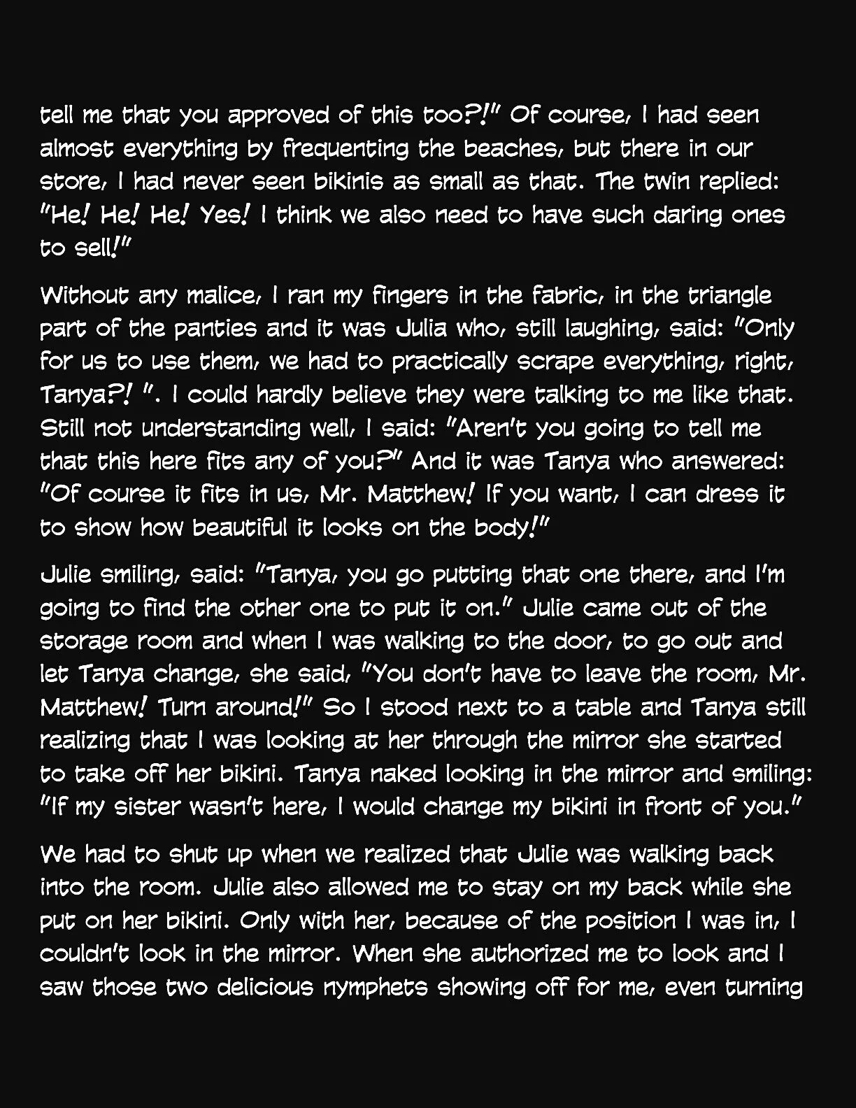 Animated Tales  - THE TWIN SISTERS FROM THE BIKINI STORE - english page 3 full