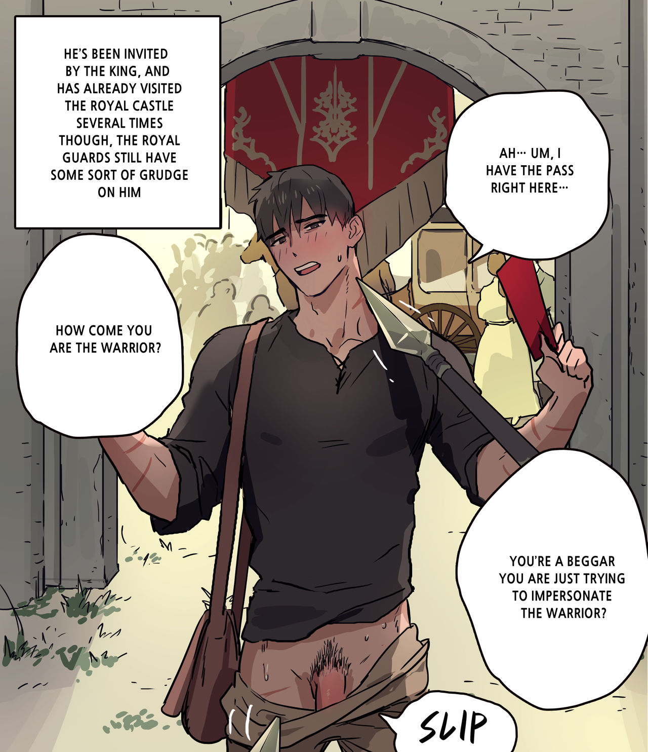 Warrior's visit to the royal castle page 4 full