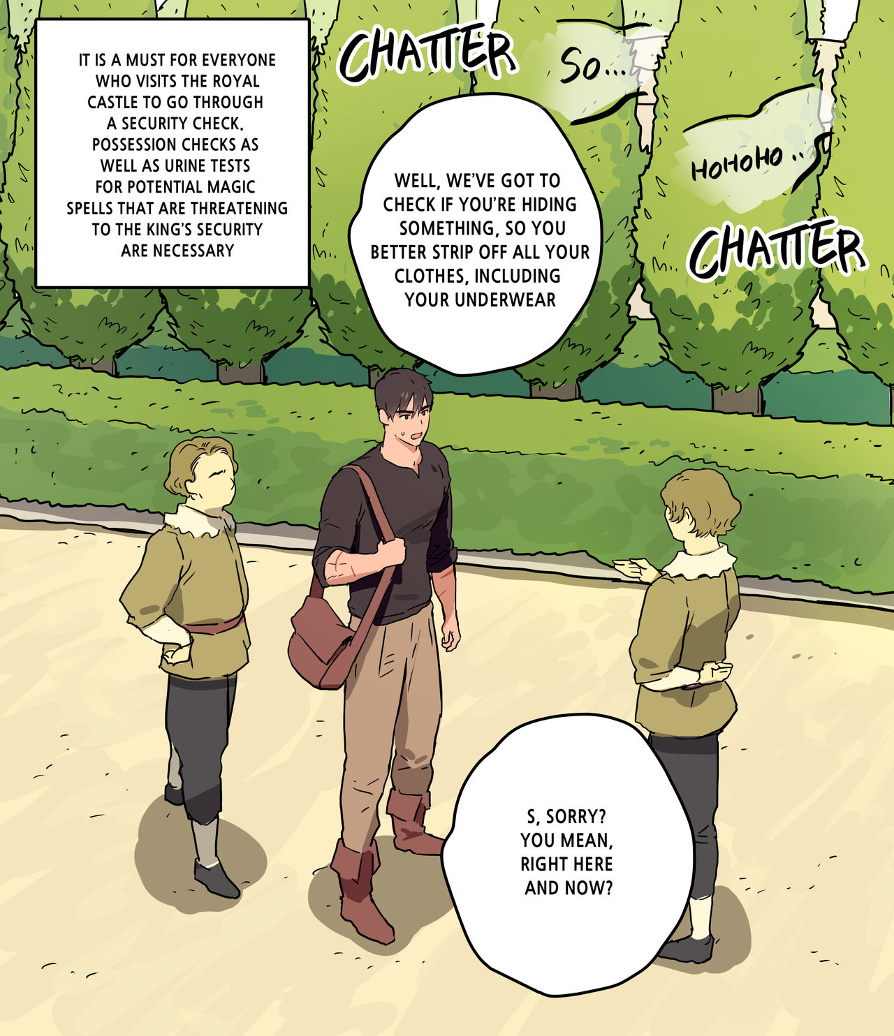 Warrior's visit to the royal castle page 6 full