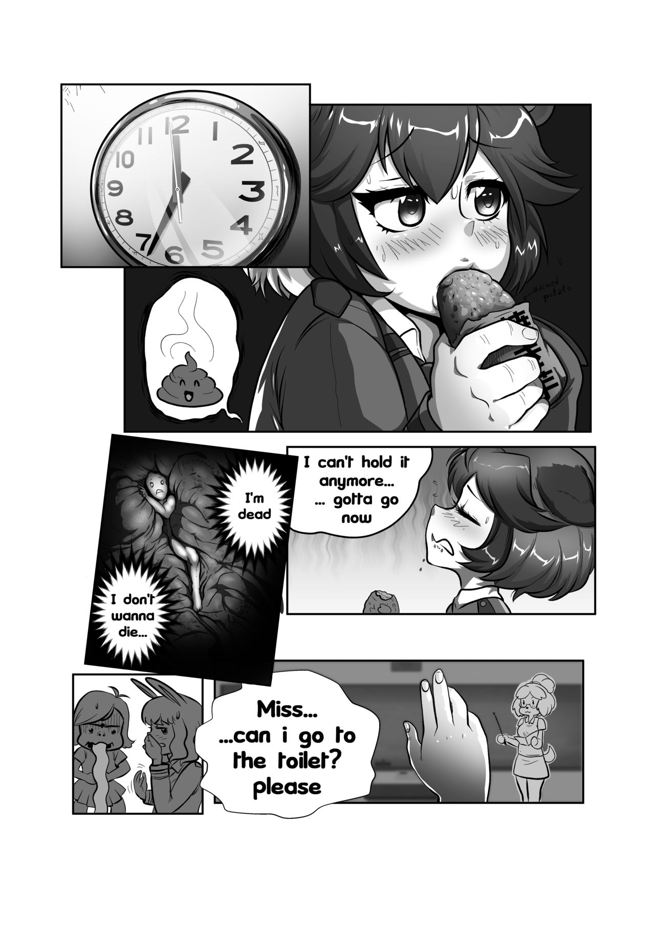 Don't bully the skunk girl! page 8 full