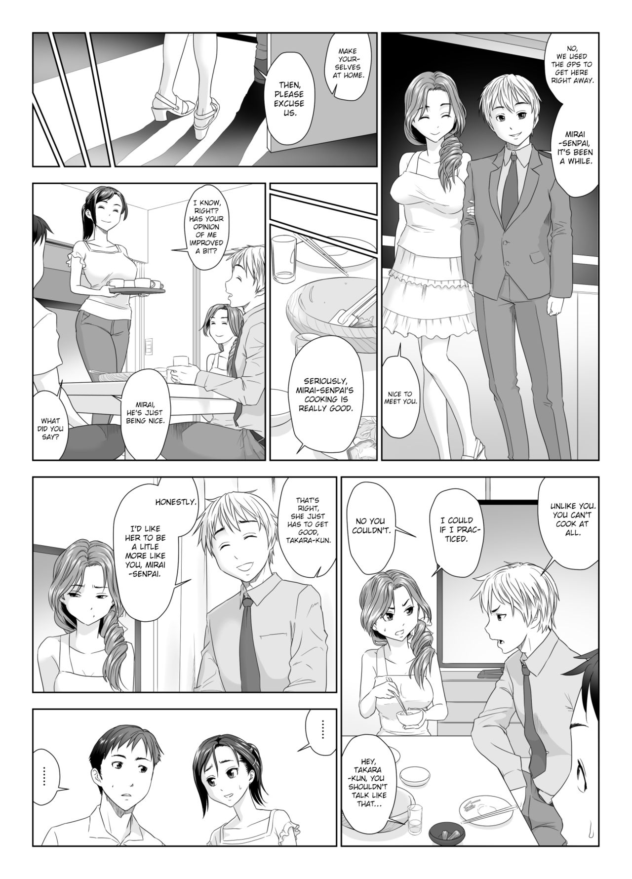 Taninbou ni Aegu Tsuma 1 | A Wife Moaning To Another Man's Cock 1 page 6 full