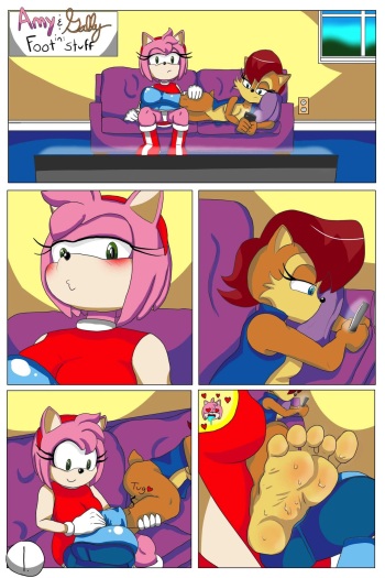 Amy and Sally in: Foot Stuff cover
